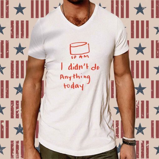 Sp Am I Didn't Do Anything Today T-Shirt