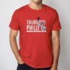 Trea Turner Thank You Philly T-Shirt