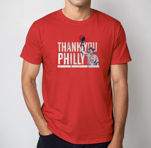 Trea Turner Thank You Philly T-Shirt