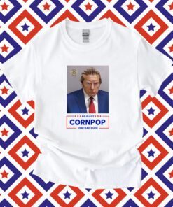 Donald Trump 2024 Mugshot Re-Elect Cornpop One Bad Dude Long Sleeve Shirt