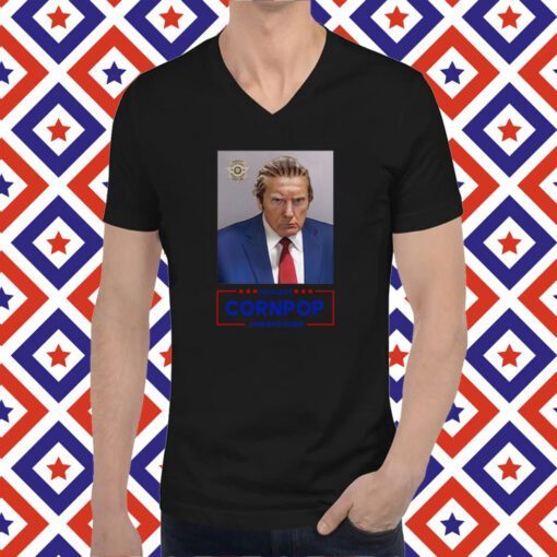 Donald Trump 2024 Mugshot Re-Elect Cornpop One Bad Dude Long Sleeve Shirt