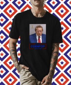 Donald Trump 2024 Mugshot Re-Elect Cornpop One Bad Dude Long Sleeve Shirt