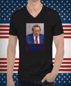 Donald Trump Mugshot Re-Elect Cornpop One Bad Dude Hoodie Shirt