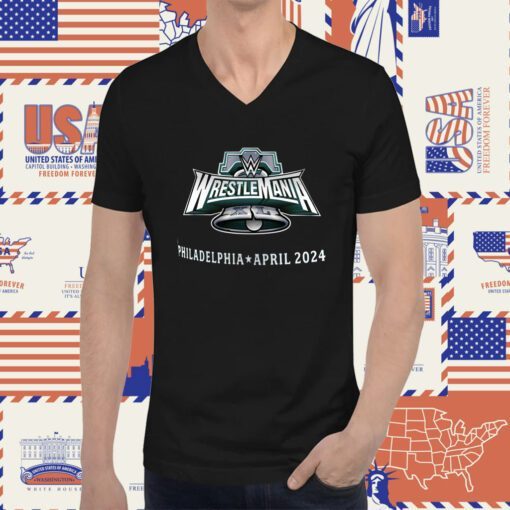Wrestlemania 40 Philadelphia April 2024 T-Shirt