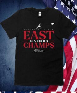 Atlanta Braves National League East Division Champions 2023 Postseason Tee Shirt