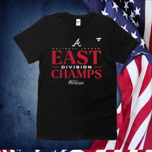 Atlanta Braves National League East Division Champions 2023 Postseason Tee Shirt