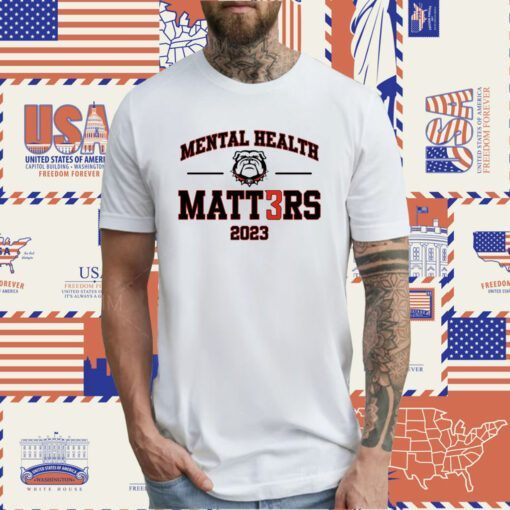 Georgia Football Mental Health Matters 2023 T-Shirt