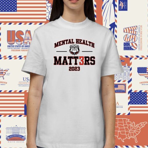 Georgia Football Mental Health Matters 2023 T-Shirt