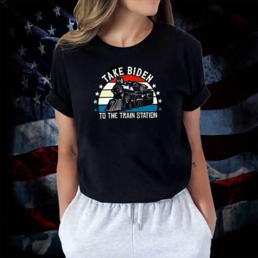 Take Biden To The Train Station Yellowstone Tee Shirt