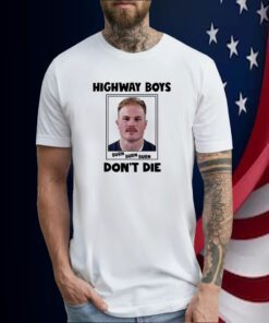 Highway Boys Don’t Die Zach Bryan Mugshot TShirt