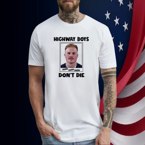 Highway Boys Don’t Die Zach Bryan Mugshot TShirt