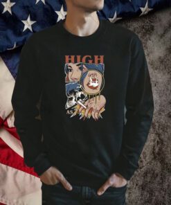 High As Fuck Weed Smoking T-Shirt
