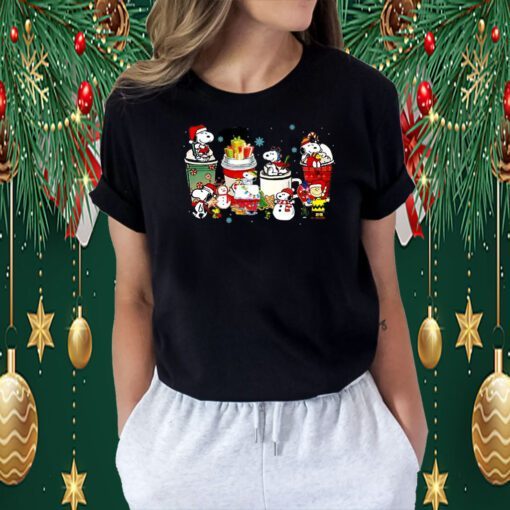 Christmas Cute Dog Coffee Latte, Snoop Christmas Coffee Shirt