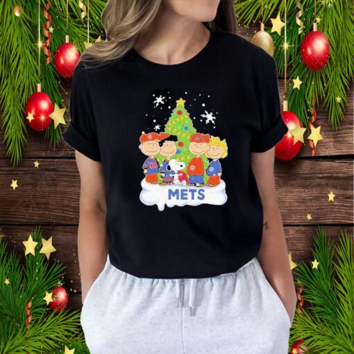 Snoopy The Peanuts New York Mets Christmas 2024 Shirt