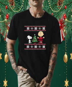 Peanuts Snoopy And Charlie Christmas 2024 T-shirt