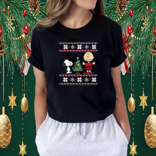 Peanuts Snoopy And Charlie Christmas 2024 T-shirt