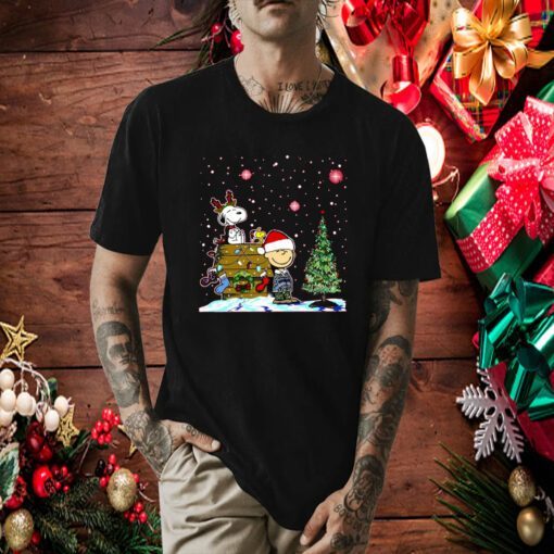 Peanuts Charlie Brown & Friends Christmas , Snoop Dog Tee Shirt