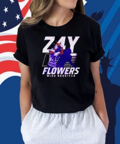 Zay Flowers Baltimore Player football Tee Shirt