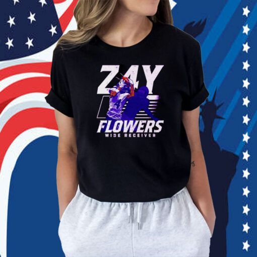 Zay Flowers Baltimore Player football Tee Shirt