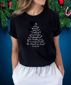 Isaiah 9:6, Bible Quote Christmas, Names of Jesus Christmas Tree 2024 Shirt