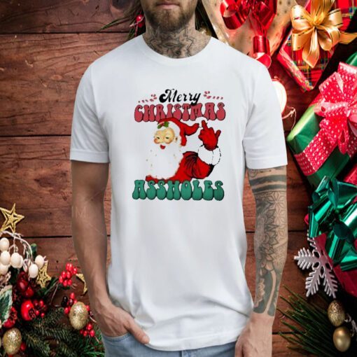 Santa Merry Christmas Asshole Gift Shirt