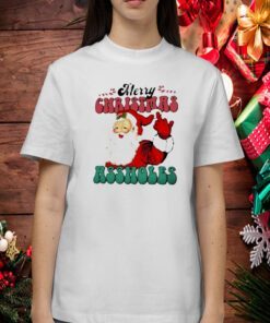 Santa Merry Christmas Asshole Gift Shirt