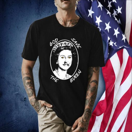 Ken Carson Wearing God Save The Queen Swastika Eyes T-Shirt