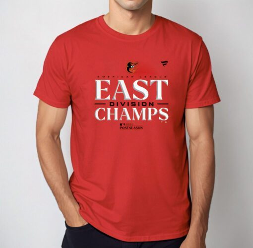 Baltimore Orioles 2023 Al East Champions Tee Shirt