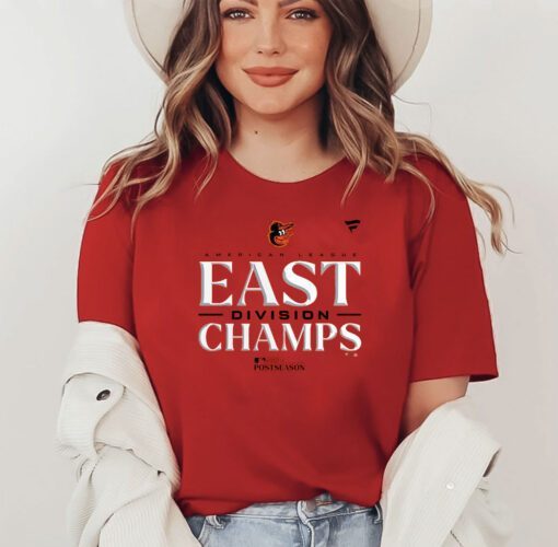 Baltimore Orioles 2023 Al East Champions Tee Shirt