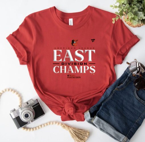 Baltimore Orioles 2023 Al East Champions Tee Shirt