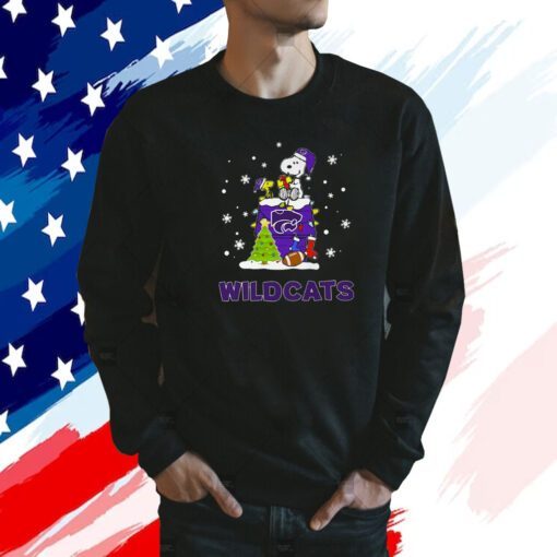 Kansas State Wildcats Snoopy Christmas Shirt