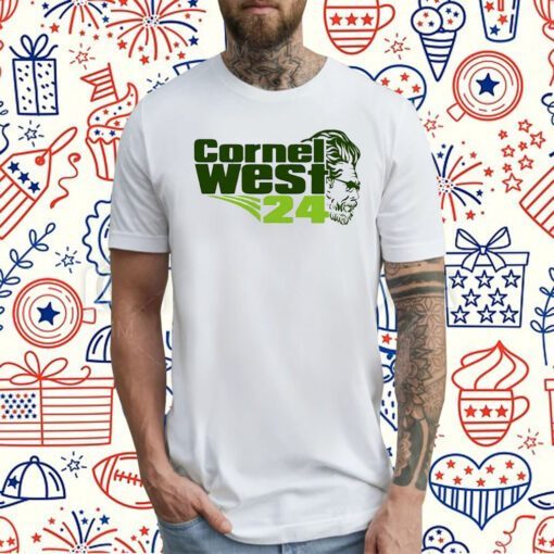 Peter Daou Cornel West 24 Young Cornel Tee Shirt