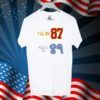 Taylor Swift And Travis Kelce Shirt 87 And 1989 Shirt