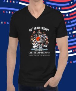 Cleveland Browns 80th Anniversary 1944 2024 Memories Tee Shirt