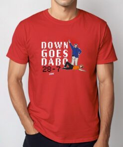 Down Goes Dabo Tee Shirt