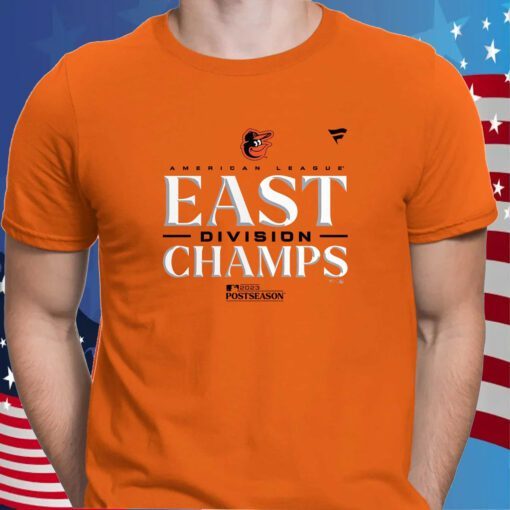 Baltimore Orioles Al East Champions 2023 Orange Shirts