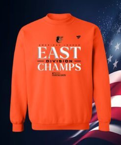 Baltimore Orioles Al East Champions 2023 Orange Sweatshirt