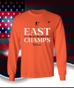 Baltimore Orioles Al East Champions 2023 Orange Sweatshirt