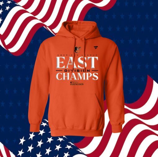 Baltimore Orioles Al East Champions 2023 Orange Sweatshirt