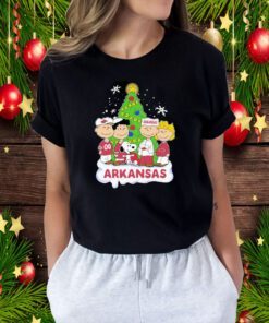 Snoopy The Peanuts Arkansas Christmas TShirt