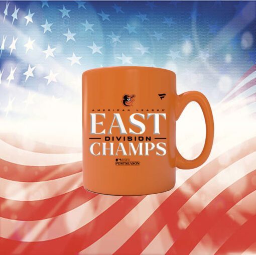 Baltimore Orioles Al East Champions 2023 Orange Mug