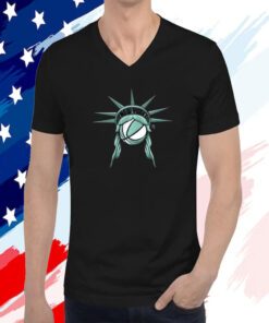 Ny Lady Liberty Basketball Tee Shirt