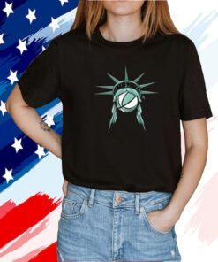 Ny Lady Liberty Basketball Tee Shirt