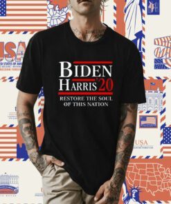 Biden Harris 20 Restore The Soul Of This Nation Tee Shirt