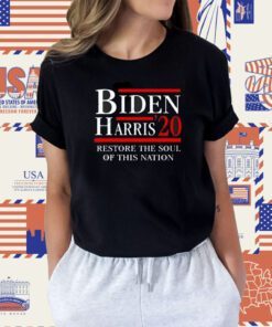 Biden Harris 20 Restore The Soul Of This Nation Tee Shirt