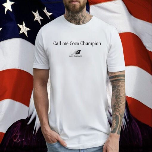 Coco Gauff Call Me Coco Champion Shirts