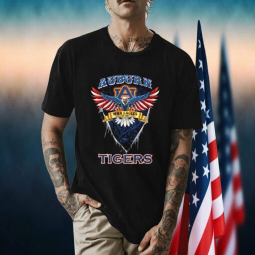 US Eagle War Eagles Auburn Tigers Football Tee Shirt