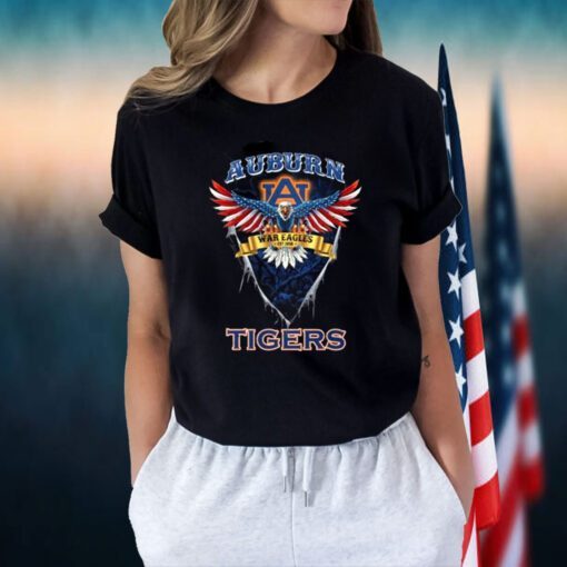 US Eagle War Eagles Auburn Tigers Football Tee Shirt