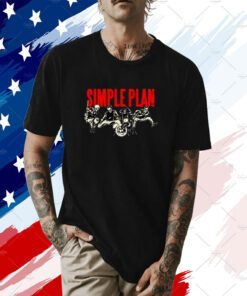 Simpleplan Live Skeleton T-Shirt