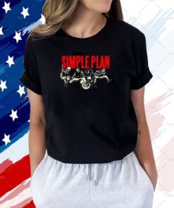 Simpleplan Live Skeleton T-Shirt